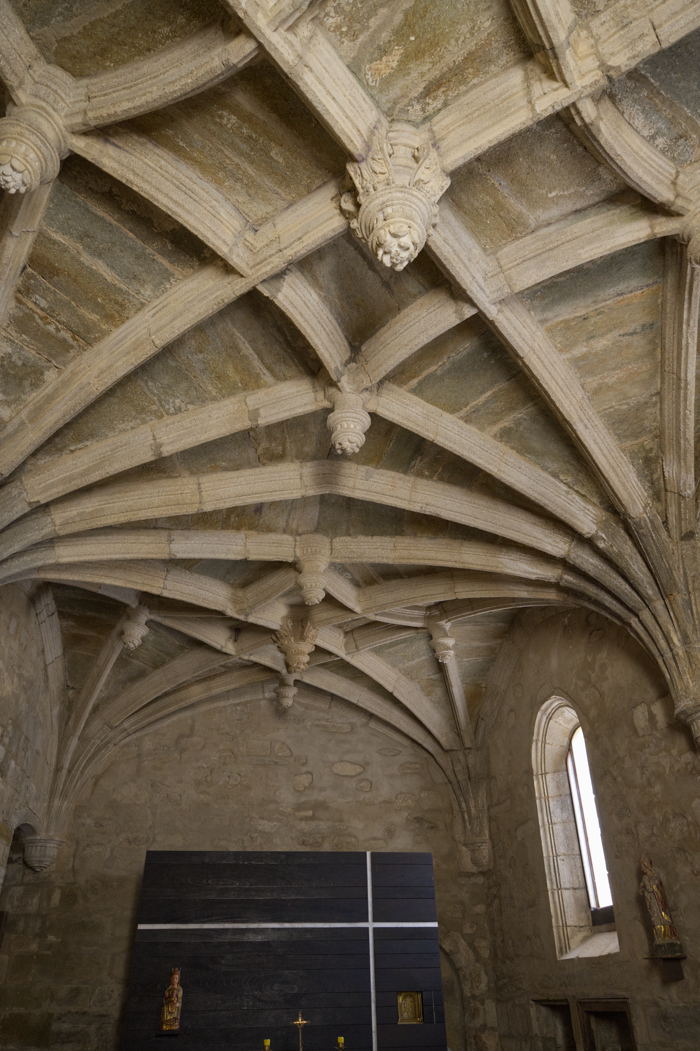 Bóveda de la sacristía de la iglesia del monasterio de San Martín de Castañeda